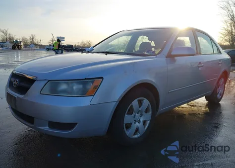 2007 Hyundai Sonata Gls z USA, uszkodzony, nr VIN 5NPET46C27H254313